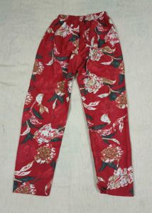 Red Floral Printed Co-Ord Set