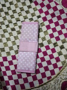 Cute Polka Dot manicure kit bag