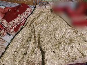 Exquisite Red and Gold Lehenga Choli