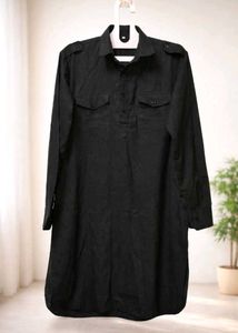 Classic Black Tunic Shirt