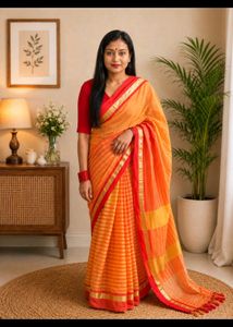 🌺 Suryalekha Elegant soft Cotton Tant Saree 🌺
