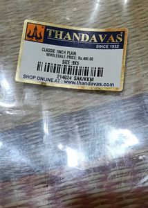 Brand New Maroon Border Dhoti