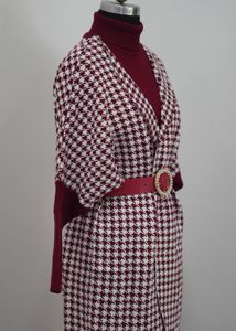 Chic Houndstooth Coat
