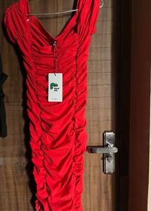 Chic Ruched Bodycon Mini Dress