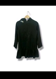 Black Ruffled Dress (Women's)