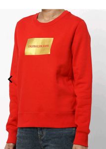 oversized Calvin Klein women's sweatshirt