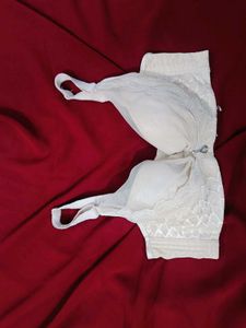 🇳🇿💫🎀 Elegant Lace Trim Pink Bra