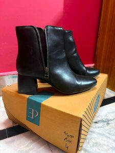 Black Heeled Ankle Boots