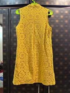 Forever 21 | Mustard Yellow Floral Sheath Dress