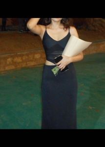 Black Cut Out Maxi Dress