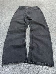 Charcoal wash Wide Leg Jeans