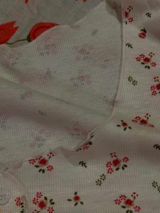Floral Button-Up Lettuce Hem Crop Top