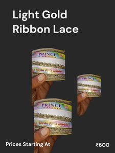 Special light gold Roll Lace each  is 18 met