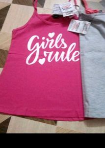 4-6 year Comfortable Sleep Tank Tops Set