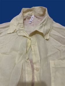 Butter yellow cotton flannel