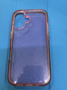 iphone 16 pink glitter case