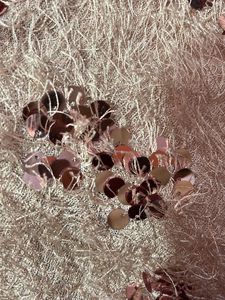 Sparkling Peach  frock  Set