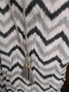 Chic Patterned Kurta Dress