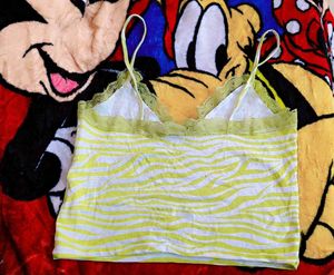 Green Zebra Print Cami Top