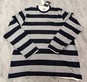 Striped Long Sleeve Top wollen