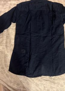 bare denim | navy blue tunic