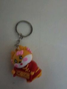 Cute Hamster Keychain