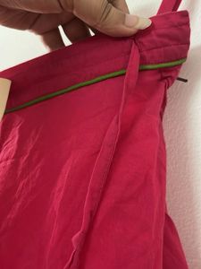 Fabindia Women’s Fuchsia Flared Skirt