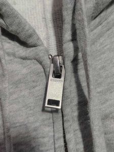 Lacoste Grey Zip-Up Hoodie