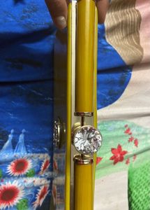 Shiny Yellow Clutch Wallet