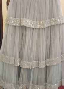 Elegant Tiered Lehenga Choli Set