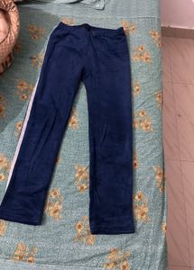 Blue Velvet Track Pants