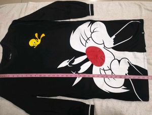 Looney Tunes Tweety &amp; Sylvester Long Sleeve Top