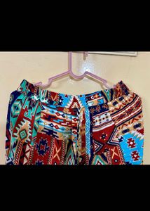 Boho printed palazzo pant
