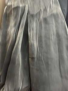 Zara Metallic Silver Wrap Dress