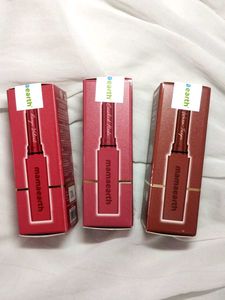 Mamaearth Luxe Matte Long Stay Lipsticks 1,3,7 sha