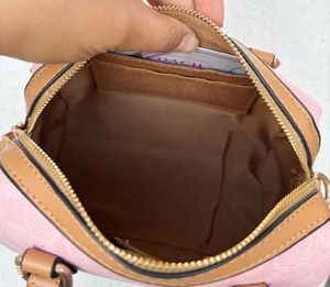 Coach Mini rowan Bag - Pink Signature