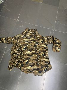 shirt with cold shoulder