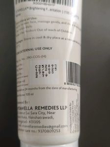 VitaWella Brightening Facewash