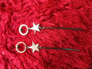 Boho Star &amp; Green Flower Earrings combo of 2