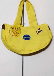 Cute Bear Print Canvas Tote Bag.