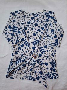 Cute Floral Print Top (Freebies Included🎊☑️)