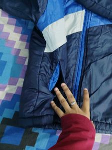 blue jacket