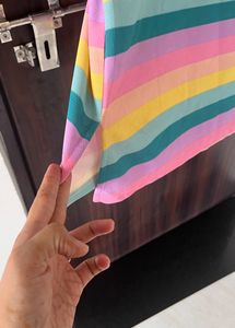 Women Multicolour T Shirt Dress Oversized