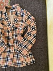 Classic Plaid Blazer