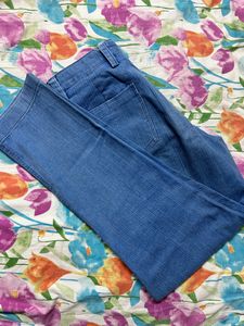 Blue Stitched Jeans