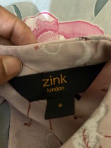 Chic Flamingo Print Blouse