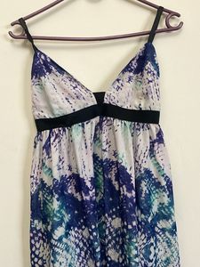 Bohemian Print High-Low Maxi Dress