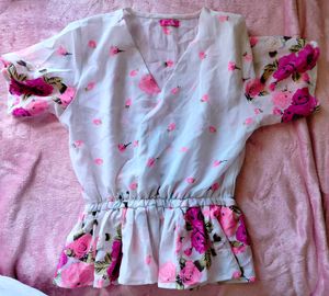 Floral Print Gown
