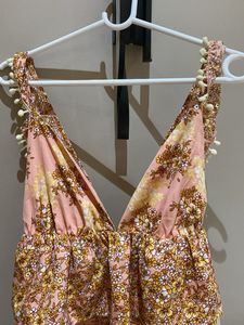 Boho Tiered Floral Mini Dress