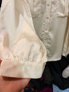 Off white Satin Shirt